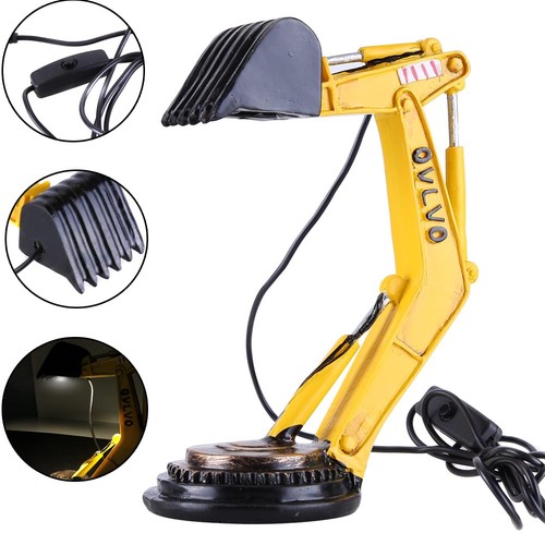 Simulated excavator desk - desk, lamp