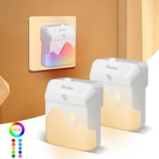 2 Pack RGB Sensor Night Lights