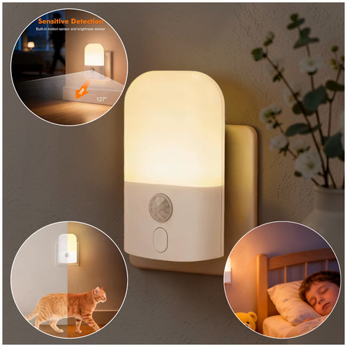 Plug night light with - in,