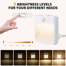 UK Plug in LED Motion Sensor