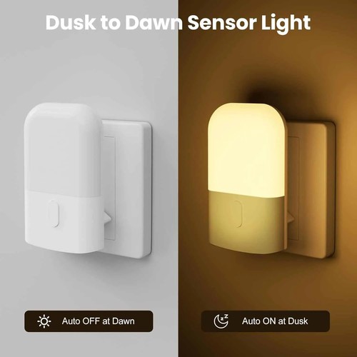 Led plug night light warm - in,