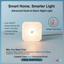 1/2x Automatic LED Night Light