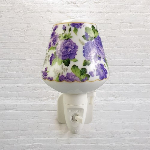 Modern purple floral - purple,